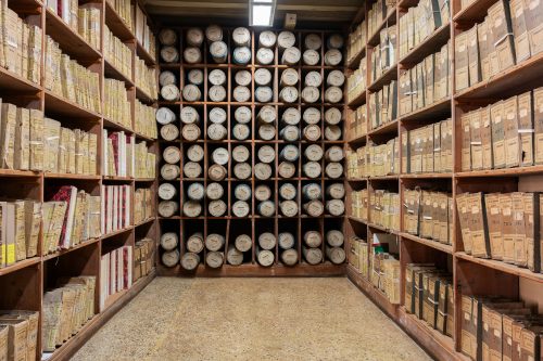 Rotoli contenenti disegni del fondo Provveditori sopra Beni Inculti