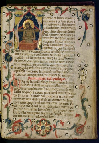 Mariegola della Scuola dei santi Apostoli, dal fondo Scuole piccole e suffragi (sec. XIV)