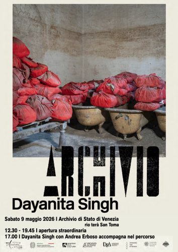 Locandina mostra Archivio - Dayanita Singh